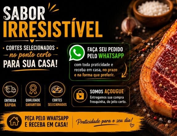 Cortes selecionados da Casa de Carnes Principal